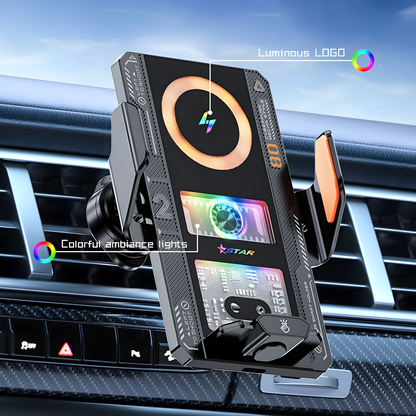 CyberClamp™ – RGB Auto-Clamp Phone Holder