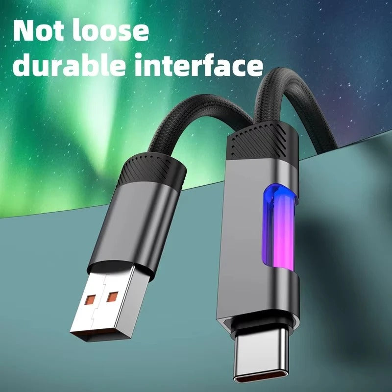 NeoCharge™ RGB Fast Cable — 100W Ultra-Fast Charging