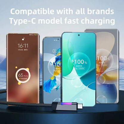 NeoCharge™ RGB Fast Cable — 100W Ultra-Fast Charging