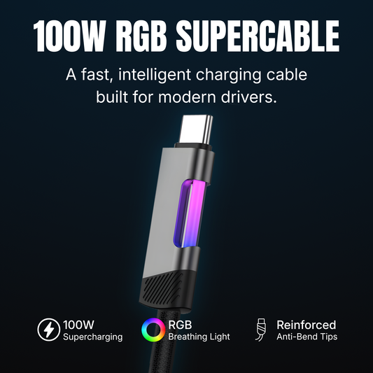 100W RGB SuperCable — Ultra-Fast Charging Cable