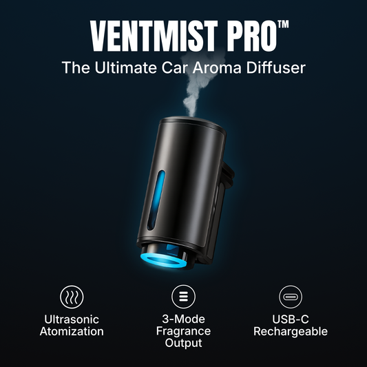 VentMist Pro™ — Ultrasonic Car Vent Diffuser